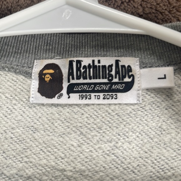 A Bathing Ape Mens Crewneck Sweater Large - Picture 4 of 5